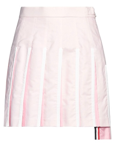 THOM BROWNE Mini skirt Light pink 100% Cotton, Silk