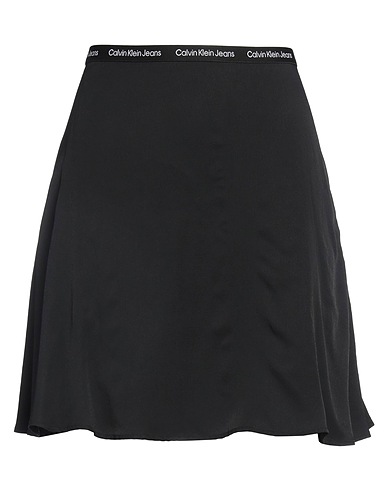 CALVIN KLEIN JEANS Mini skirt Black 100% Viscose