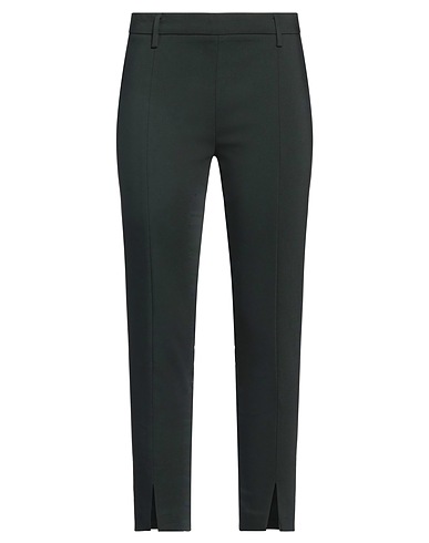 MORGAN DE TOI Casual trouser Dark green 57% Cotton, 40% Polyester, 3% Elastane
