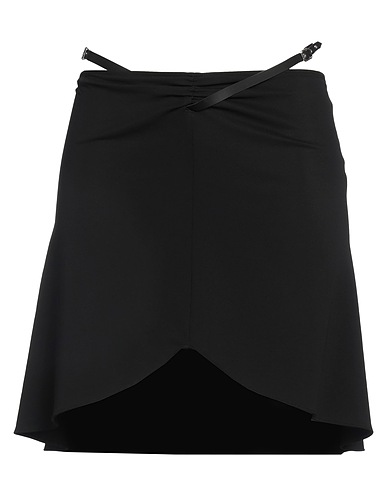COURRÈGES Mini skirt Black 95% Viscose, 5% Elastane