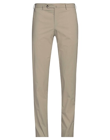PT Torino Casual trouser Light grey 55% Cotton, 39% Polyamide, 6% Elastane