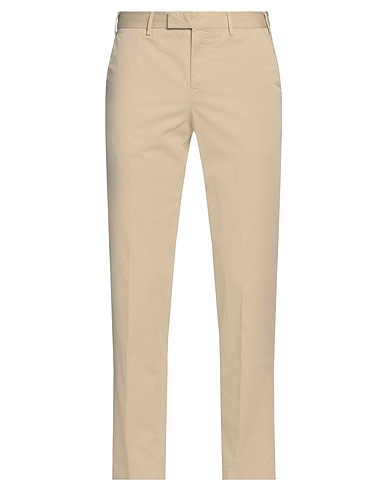 PT Torino Casual trouser Beige 94% Cotton, 5% Silk, 1% Elastane
