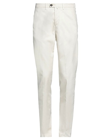 CORNELIANI Casual pants Off white 77% Lyocell, 20% Cotton, 3% Elastane