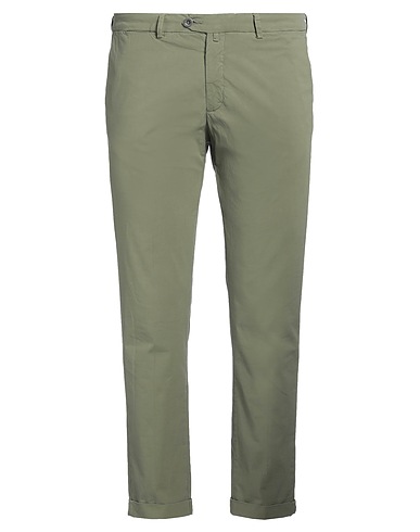 B SETTECENTO Pantalone Verde militare 96% Cotone, 4% Elastan