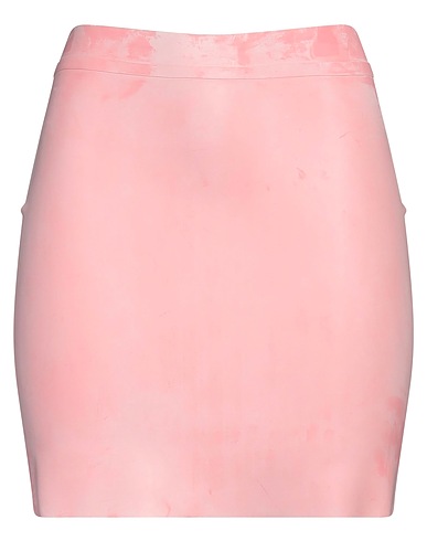 VERSACE Mini skirt Pink 100% Latex