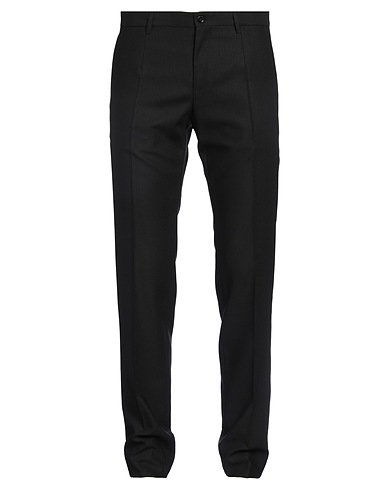 DOLCE&GABBANA Casual trouser Black 100% Virgin Wool