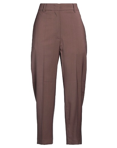 BARENA Casual trouser Brown 100% Virgin Wool
