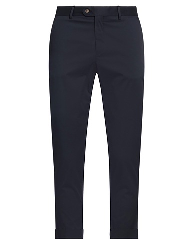 MASSIMO REBECCHI Casual trouser Midnight blue 66% Cotton, 31% Polyamide, 3% Elastane