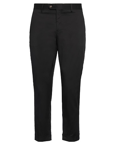 MASSIMO REBECCHI Casual trouser Black 66% Cotton, 31% Polyamide, 3% Elastane