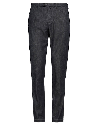 CORNELIANI Denim pants Blue 63% Cotton, 25% Lyocell, 11% Linen, 1% Elastane