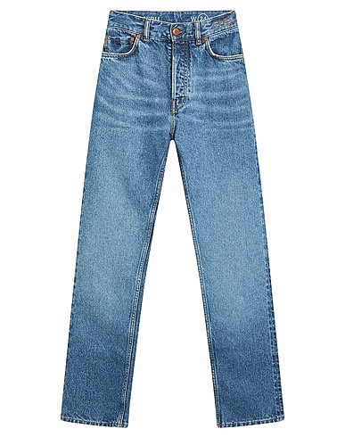 CHLOÉ Denim trousers Blue 87% Cotton, 13% Hemp