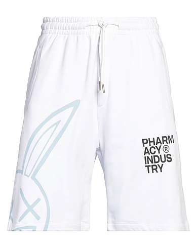 PHARMACY INDUSTRY Shorts & Bermuda Bianco 100% Cotone