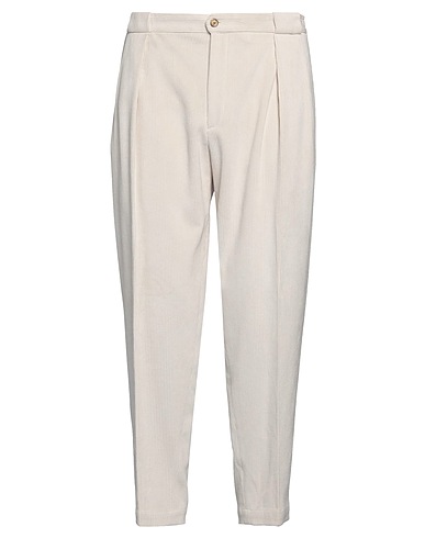 BRIGLIA 1949 Casual trouser Ivory 90% Polyester, 10% Polyamide