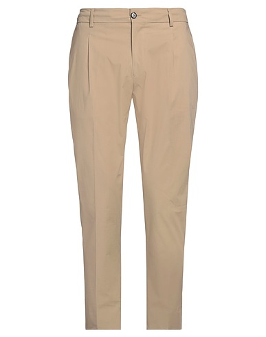 BE ABLE Casual trouser Beige 97% Cotton, 3% Elastane