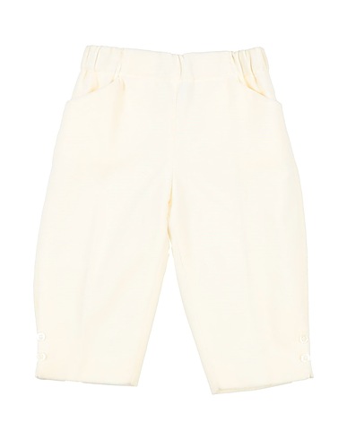 LA STUPENDERIA Casual trouser White 100% Cotton
