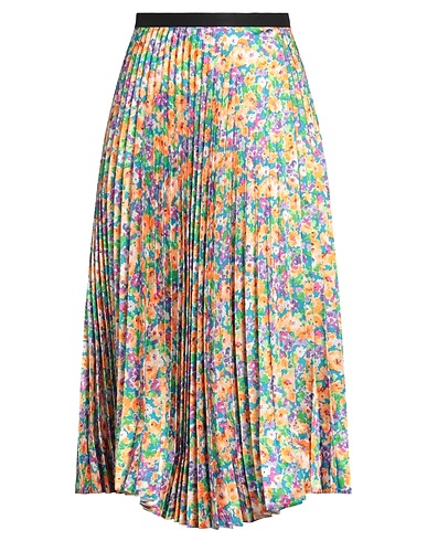PLAN C Midi-Rock Gelb 96% Polyester, 4% Baumwolle