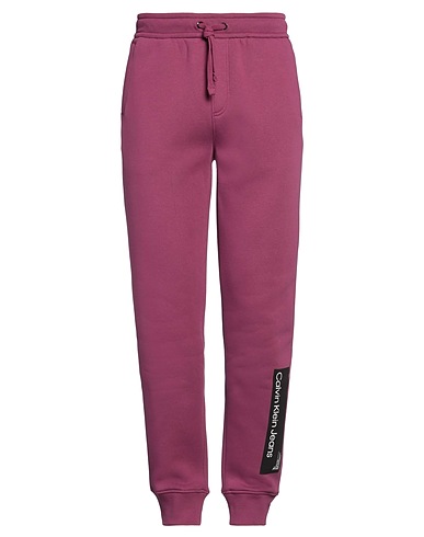 CALVIN KLEIN JEANS Casual trouser Mauve 39% Cotton, 38% Polyester, 23% Recycled cotton