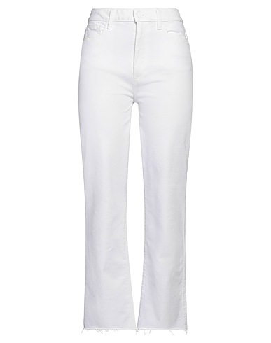 PAIGE Denim pants White 98% Cotton, 2% Elastane