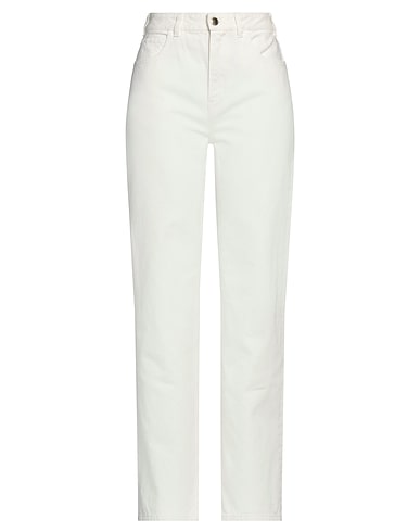 CHLOÉ 스트레이트 레그 BIANCO 87% 코튼, 13% 햄프