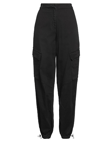 VERSACE JEANS COUTURE Pantalone Nero 98% Cotone, 2% Elastan