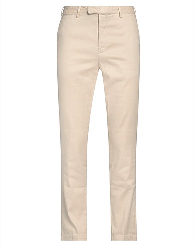 DEVORE INCIPIT Pantalone Avorio 49% Lino, 48% Cotone, 3% Elastan