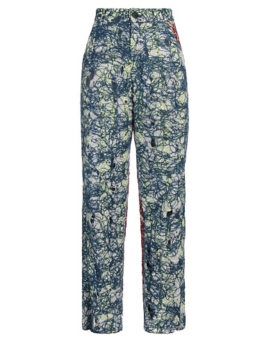 VITELLI Casual trouser Deep teal Wool, Mohair wool, Polyamide, Polyester, Silk