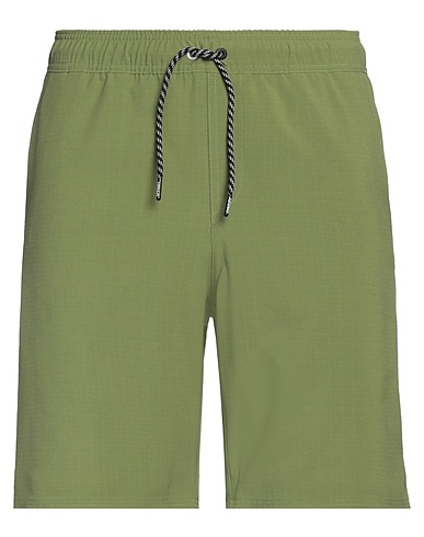 OAKLEY Shorts & Bermuda Military green 92% Polyester, 8% Elastane