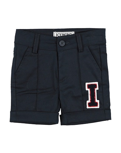 ICEBERG Shorts & Bermuda Midnight blue 97% Cotton, 3% Elastane