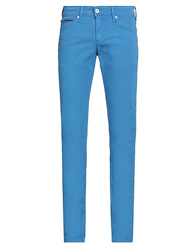 TOMMY HILFIGER Casual trouser Azure 97% Cotton, 3% Elastane