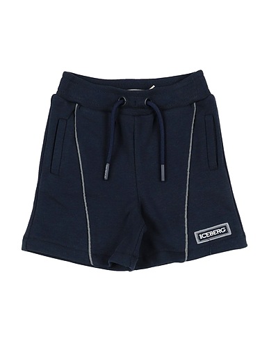 ICEBERG Shorts & Bermuda Midnight blue 85% Cotton, 15% Polyester