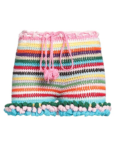 MATIMI Shorts & Bermuda Orange 100% Cotton