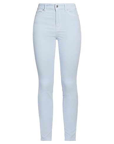 MARC CAIN Casual trouser Sky blue 66% Cotton, 32% Viscose, 2% Elastane