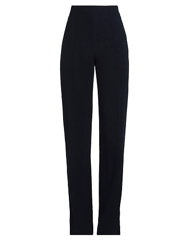 CHLOÉ Casual trouser Navy blue 50% Virgin Wool, 50% Cashmere