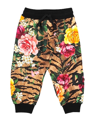 DOLCE&GABBANA Casual trouser Brown 100% Cotton, Polyester, Elastane