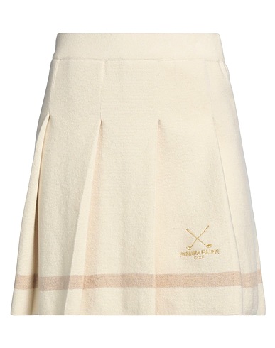FABIANA FILIPPI Mini skirt Beige 100% Cashmere