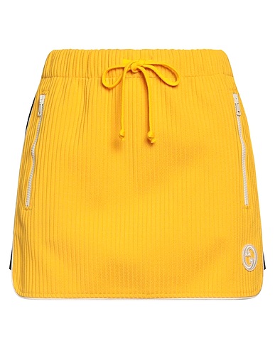GUCCI Mini skirt Marigold 84% Polyester, 16% Cotton, Acrylic, Wool