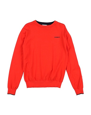 BIKKEMBERGS Jumper Tomato red 100% Cotton