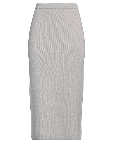 ANTONELLI Gonna midi Grigio 70% Lana Vergine, 20% Seta, 10% Cachemire