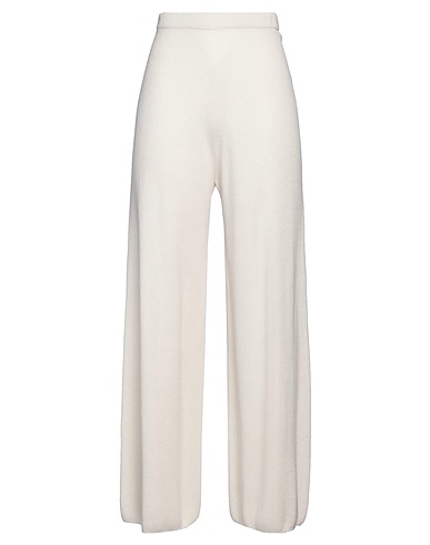 ANTONELLI Pantalone Avorio 70% Lana, 20% Seta, 10% Cachemire