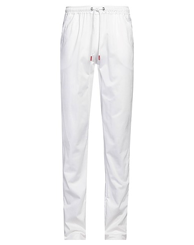 KITON Casual pants White 100% Cotton