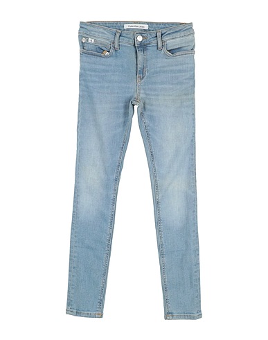 CALVIN KLEIN JEANS Denim trousers Blue 98% Cotton, 2% Elastane