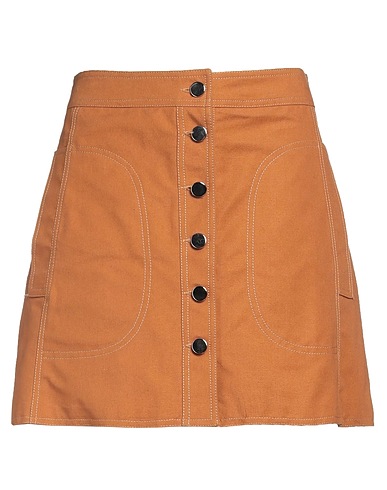 ROSEANNA Mini skirt Camel 100% Cotton