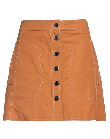 ROSEANNA Mini skirt CAMMELLO 100% Cotton
