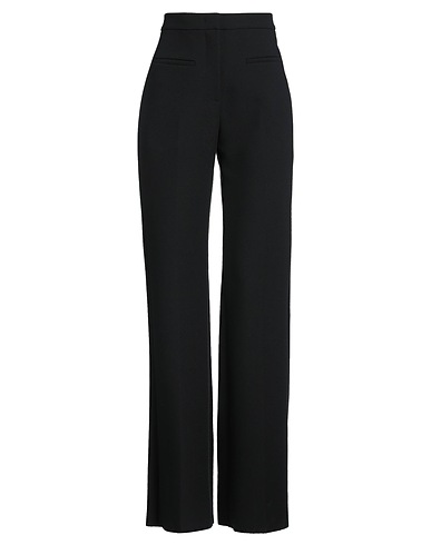 MSGM Casual trouser Black 84% Polyester, 10% Viscose, 6% Elastane