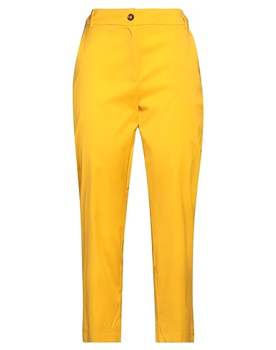 I BLUES Hosen Gelb 70% Baumwolle, 25% Polyamid, 5% Elastan