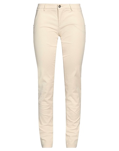 CAMOUFLAGE AR AND J. Casual trouser Beige 53% Cotton, 41% Polyamide, 6% Elastane
