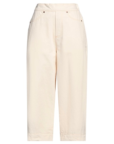MES DEMOISELLES Casual pants Ivory 100% Organic cotton