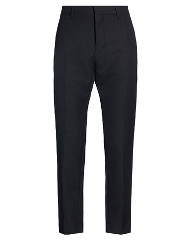 AMI ALEXANDRE MATTIUSSI Pantalone Nero 100% Lana Vergine