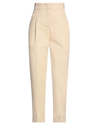 PESERICO Casual pants EASY Beige 96% Cotton, 4% Elastane