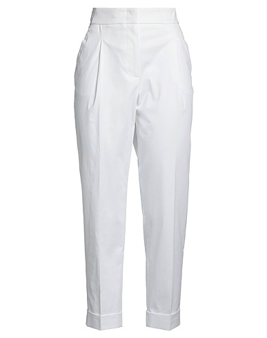 PESERICO Casual pants EASY White 96% Cotton, 4% Elastane